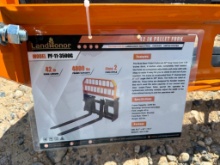 LandHonor PF-11-3500G 42" Skid Steer Pallet Fork Attachment 4,000 LB Capacity