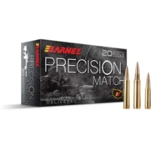 Barnes Bullets Precision Match - 6.5 Grendel - 120GR OTM-BT - 20 Rounds