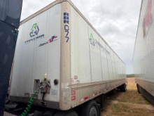 2007 Wabash 53' Dry Van Semi-Trailer Tandem Axle RRR077