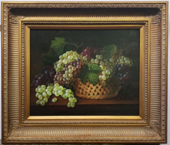 JOHN F. FRANCIS - Antique oil canvas