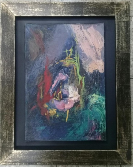 Asger Jorn - Antique oil painting abstract