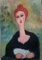Amedeo Modigliani _ Antique Oil Canvas European /Signed