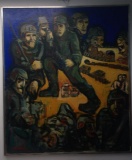 Battle of Verdun - Oil canvas by David Herskovitz