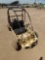 Yellow KN Hornet go-cart, will not drive