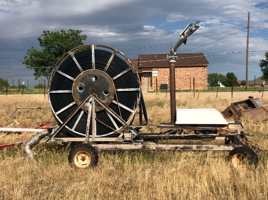 irrigation system on trailer