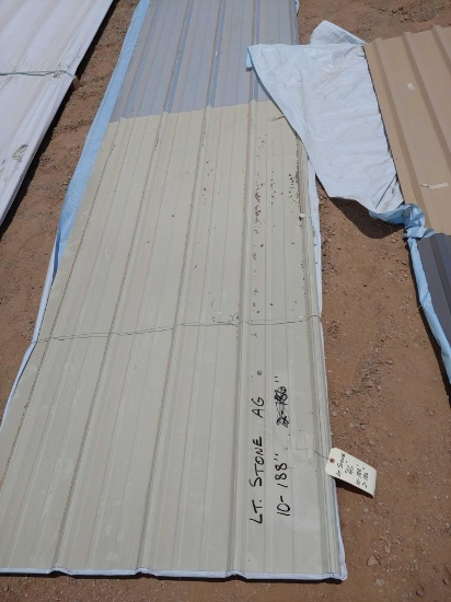 Galvanized sheet metal: 10 sheets - 188"
