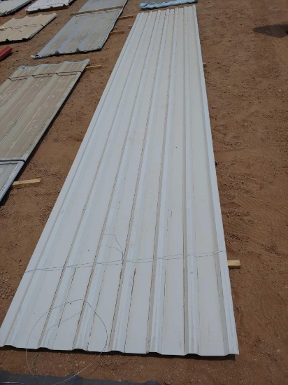 Sheet metal: white, 3 sheets - 18'