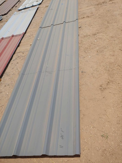 Sheet metal: Brown, 11 sheets - 20'1"