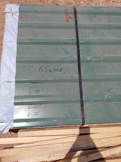 Sheet metal: Brown, 17 total sheets: 3-46", 2-39", 2-34", 10-28"
