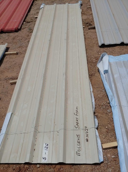 Sheet metal: light stone, 5 sheets - 12'6"