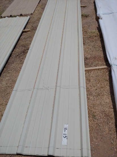 Sheet metal: light stone, 18 sheets - 15'