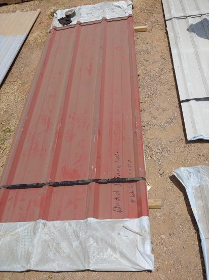 Sheet metal: light stone, 21 sheets - 8'