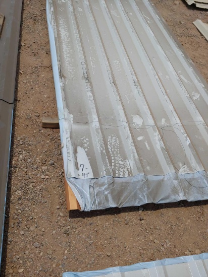 Sheet metal: copper colored, 7 sheets - 94'