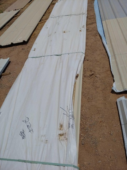 Sheet metal: light stone, 14 total sheets 2 - 22', 2 - 21', 2 - 20', 2 - 19', 2 - 18', 2 - 17', 2 -