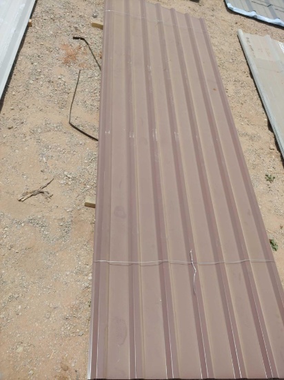 Sheet metal: Brown, 2 sheets - 10'