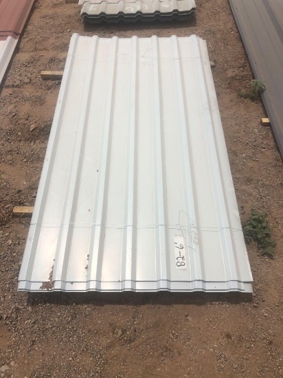 Sheet metal: light gray, 82 sheets - 6'