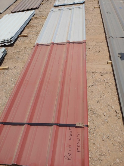 Galvanized sheet metal: 12 sheets - 14'