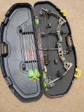 compound bow with accessories
