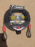Trimaflex flexible steel cable, 30'