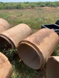 25 reinforced concrete culverts, 7.5' long, 6' diameter, located approximately 5 miles from auction