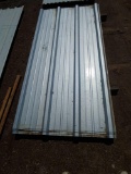 8- 6' galvanized sheet metal