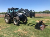Valtra diesel 4x4 110HP with Q40 front-end loader comes with brand new quick change pallet forks,