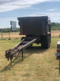 12 yard pup trailer, with title nearly new cylinder in working condition