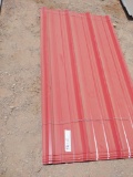 Sheet metal: red, 46 sheets - 6'