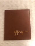 G.Harvey Paintings and sculpture book, signed.