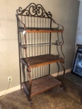 Wooden Etagere