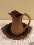 Pitcher and wash bowl