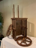 Wooden Wheel Cart