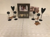 Picture frame and holders