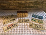 License plate box and license plates