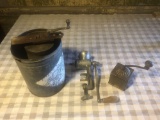 Vintage Meat grinder, coffee grinder, ice cream maker