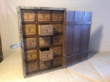Wall cabinet with drawers