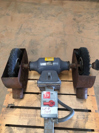 2 wheel Baldor Buffer