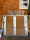 Wall mount clip boards