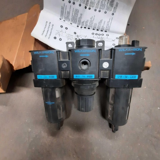 Wilkerson Filter-regulator-lubricator Combination and new PSI gage.