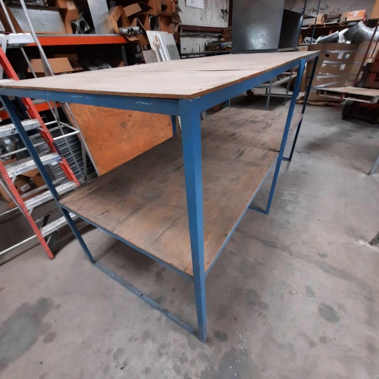 Metal shelving