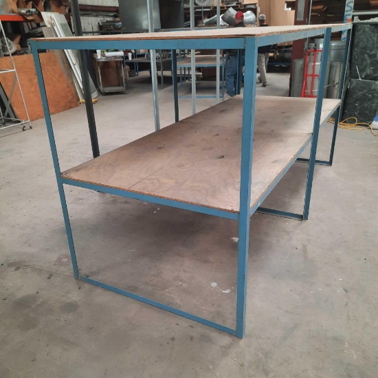 Metal shelving
