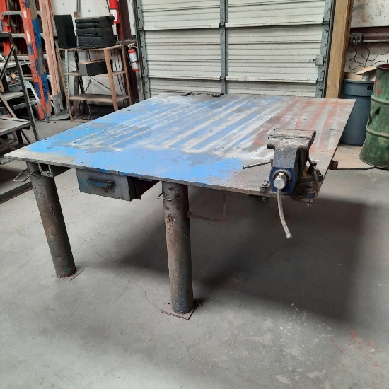 Heavy duty work table.