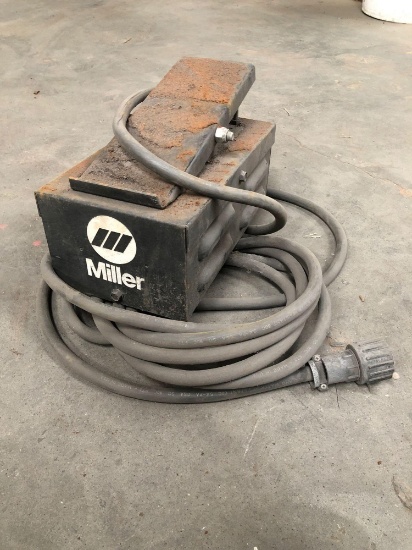 Miller welder foot control