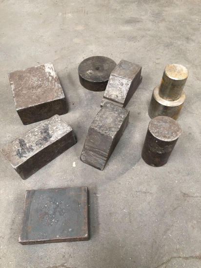 Spacer blocks for press