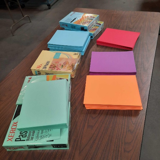Colored paper