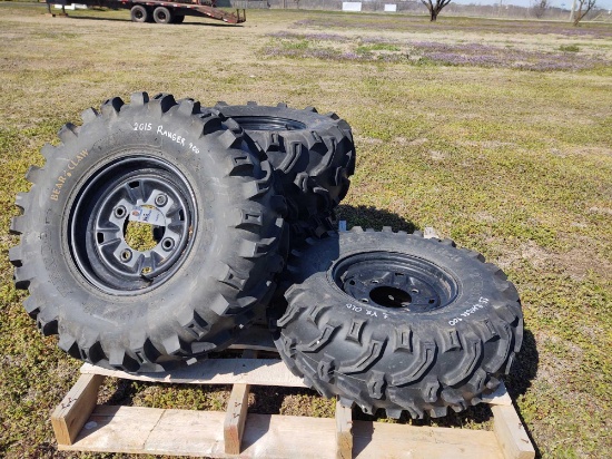 4 tires and wheels for a 2015 Ranger 900