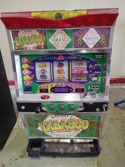 Slot machine coin operated