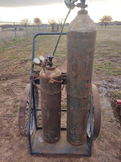 Cutting torch cart