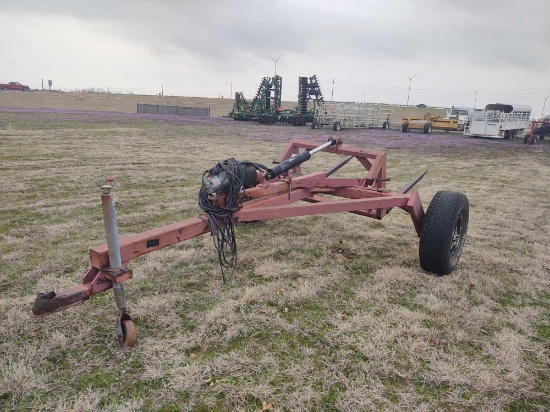 Hydraulic bale buggy