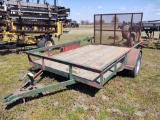 10 ft trailer with rear ramp